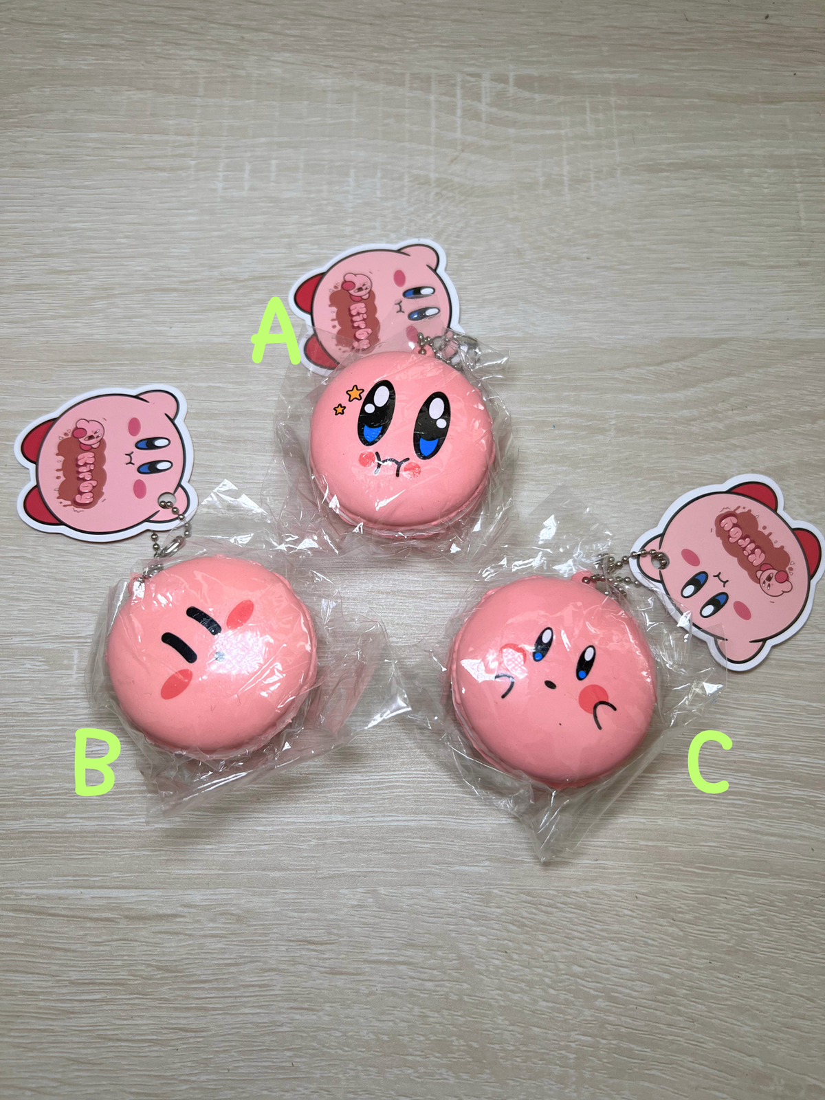 Kirby Macaron Squishy
